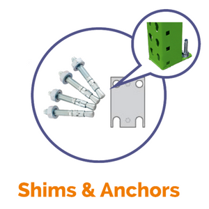 Shims and anchors